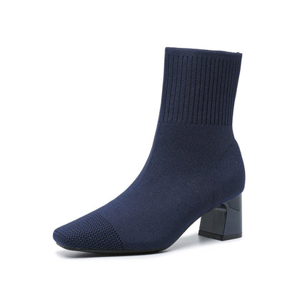 Elisha - Lässige, warme Stiefel mit Absatz für Damen