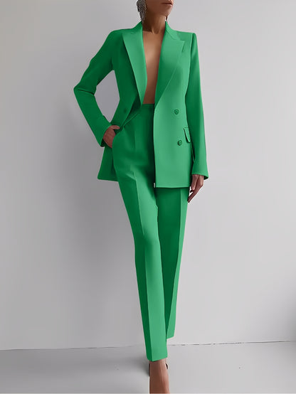 Nydia - Formelles Slim-Fit-Set aus Blazer und Hose für Damen