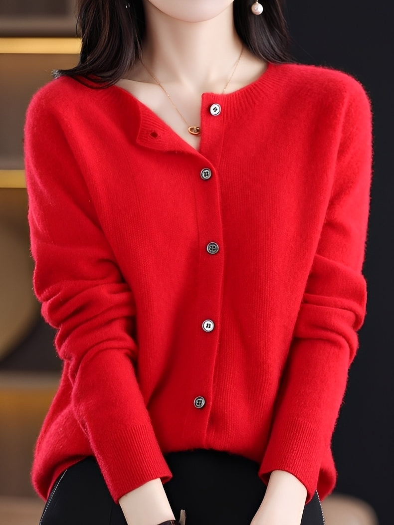 Arabella - Lässiger, locker geschnittener Wollpullover für Damen