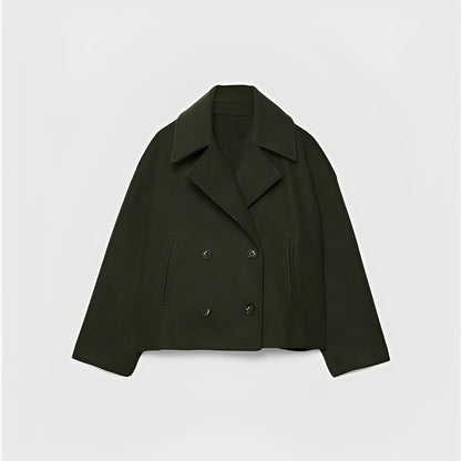 Abegail - Lässige, locker sitzende kurze Jacke für Damen