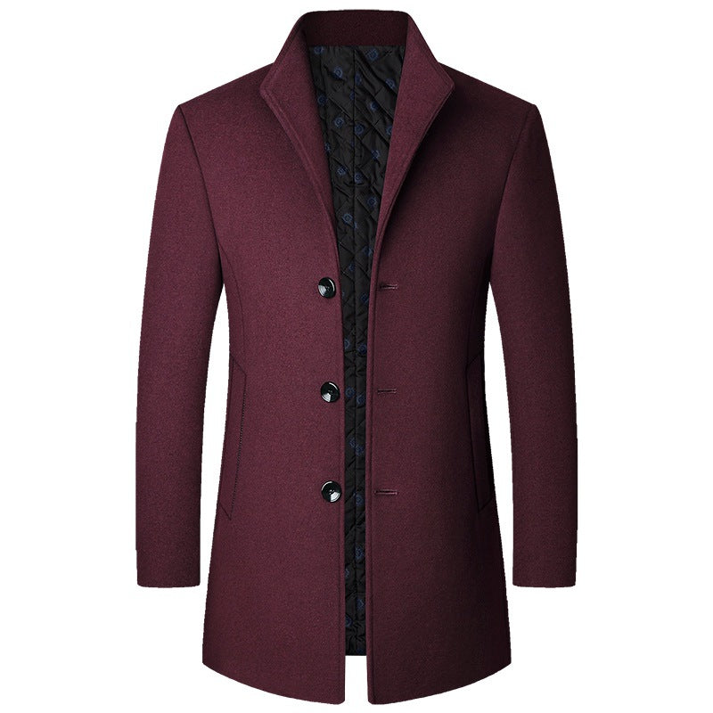Colson - Eleganter langer Wollmantel für Herren