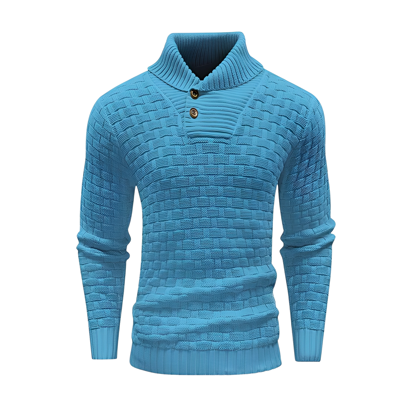 Branson - Lässiger Strickpullover mit hohem Kragen für Herren