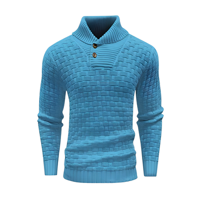 Branson - Lässiger Strickpullover mit hohem Kragen für Herren