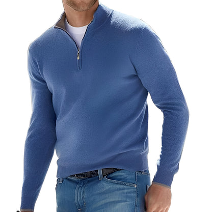 Rufus - Lässige Jacke mit Reißverschluss und hohem Kragen für Herren