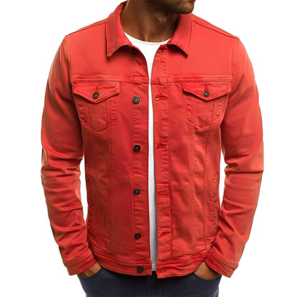 Steven - Stilvolle Jeansjacke mit Taschen für Herren