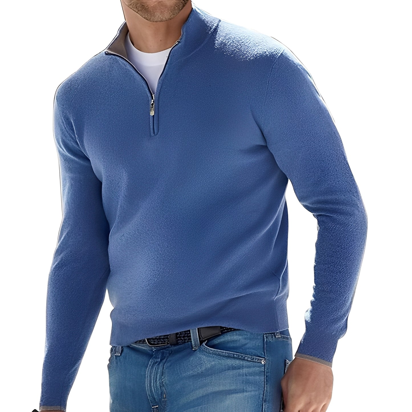 Fredric - Lässiger Pullover mit Reißverschluss für Herren