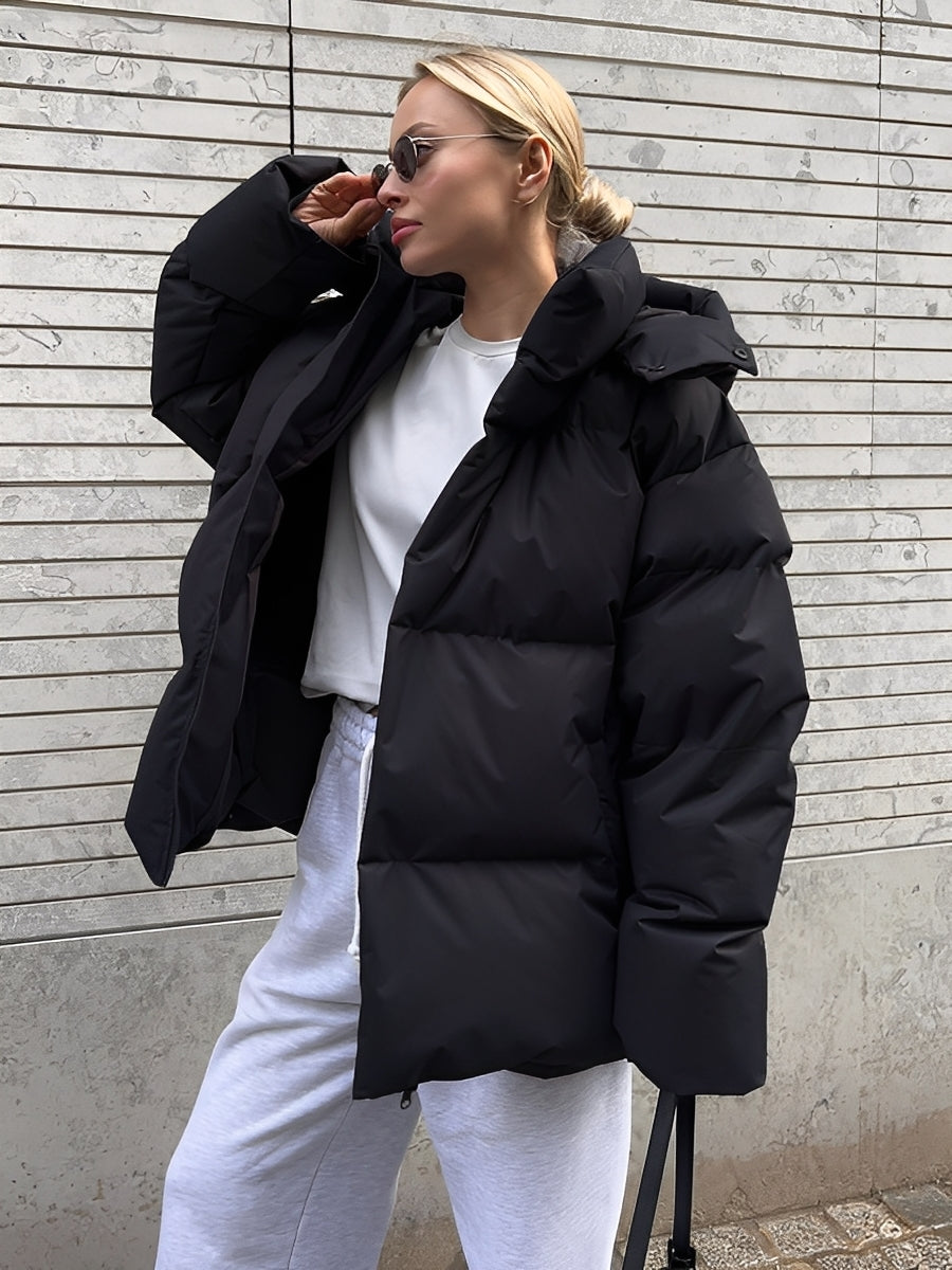 Loreen - Warme, wattierte, locker sitzende Jacke für Damen
