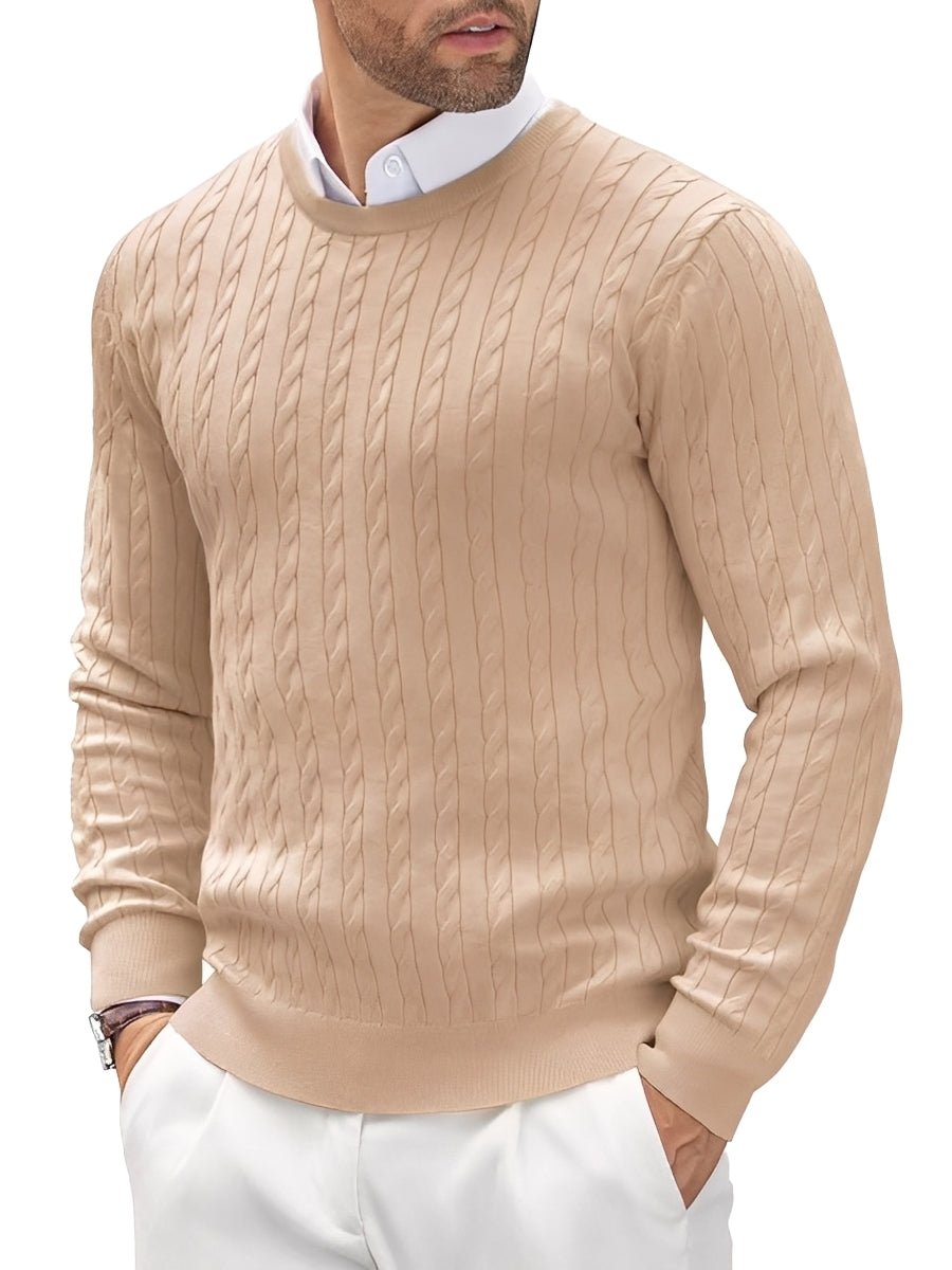 Romilly - Lässiger, schmal geschnittener Strickpullover für Herren