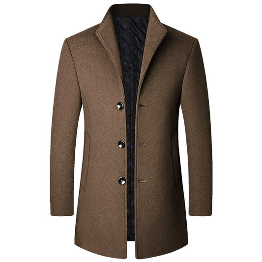 Colson - Eleganter langer Wollmantel für Herren