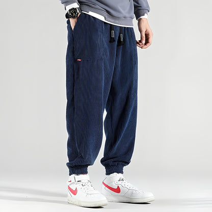 Kodey - Lässige, weite Cordhose für Herren