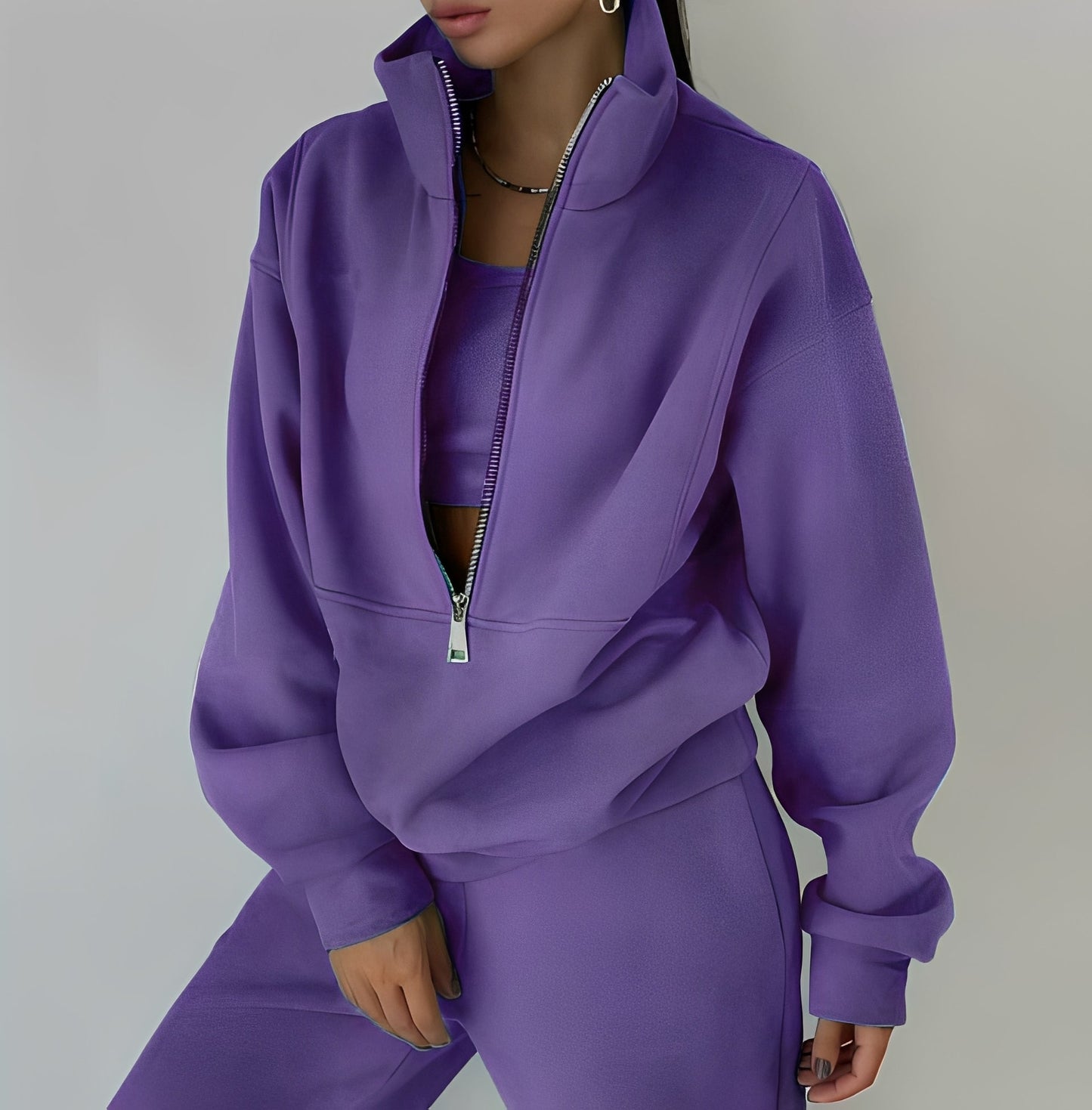 Mélissa - Bequemes und lockeres Frottee-Set, zweiteilig