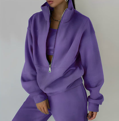 Mélissa - Bequemes und lockeres Frottee-Set, zweiteilig