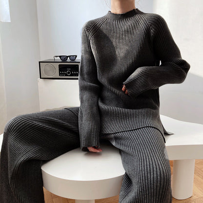 Winona - Lässiges, locker gestricktes Outfit-Set für Damen