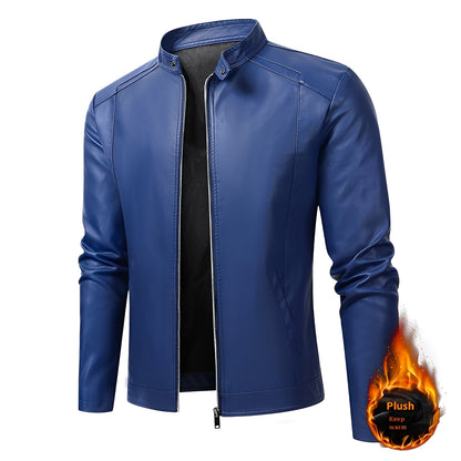 Theodore - Robuste, schmal geschnittene Lederjacke für Herren