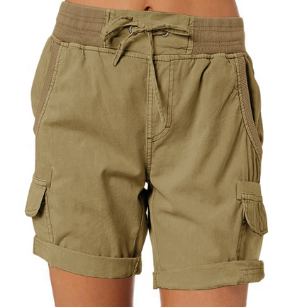 Susanna - Damen Cargoshorts mit hoher Taille für den Sommer