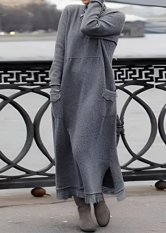 Emma - Stilvolles, lockeres, warmes Kleid für Damen