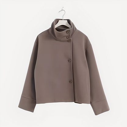 Carolyn - Elegante einreihige Wolljacke für Damen