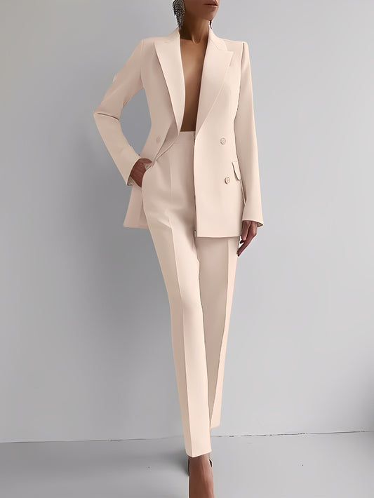 Nydia - Formelles Slim-Fit-Set aus Blazer und Hose für Damen