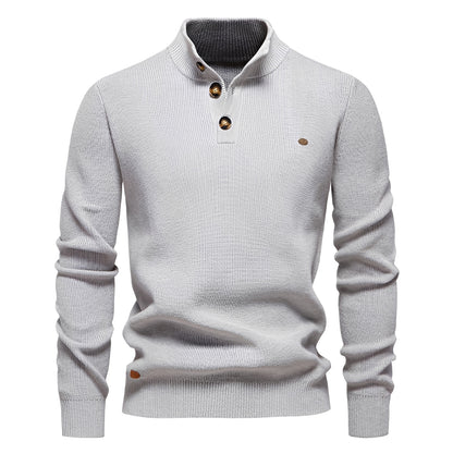 Royston - Lässiger Pullover mit Viertelreißverschluss für Herren