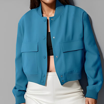 Marva - Lässige, lockere Jacke mit großen Taschen für Damen