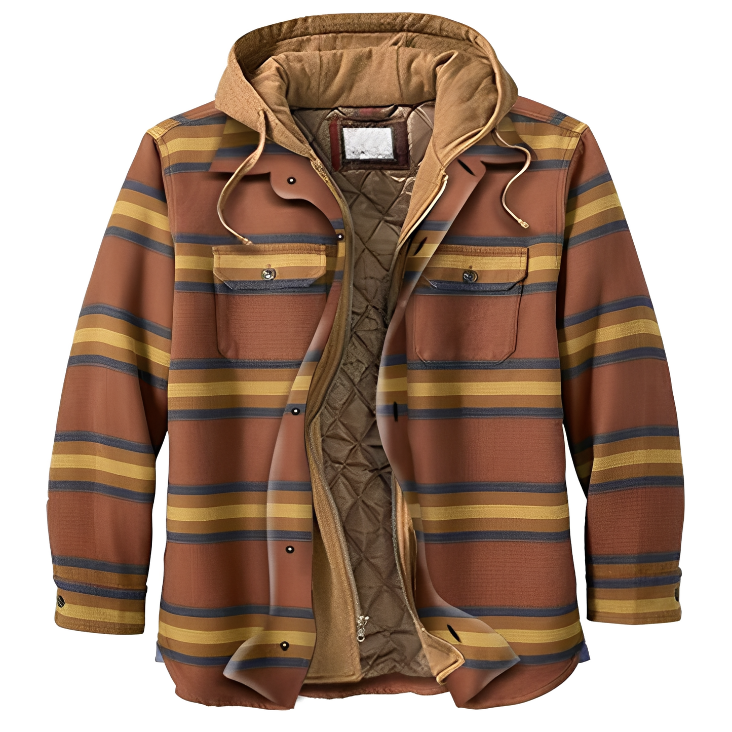 Denzil - Lässige Flanelljacke mit Karomuster für Herren