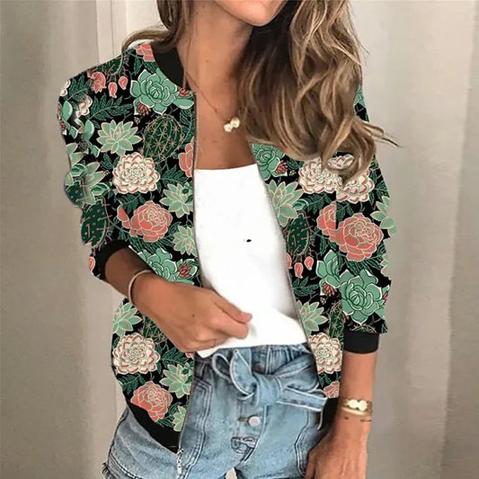 Mariam - Auffallende Jacke mit Reißverschluss für Damen