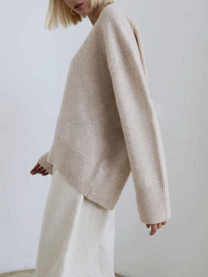 Amara – Übergröße Pullover „Zuckerwatte“