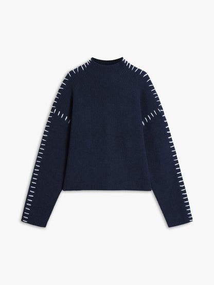 Theresa – Lockere, sitzende Rollkragenpullover