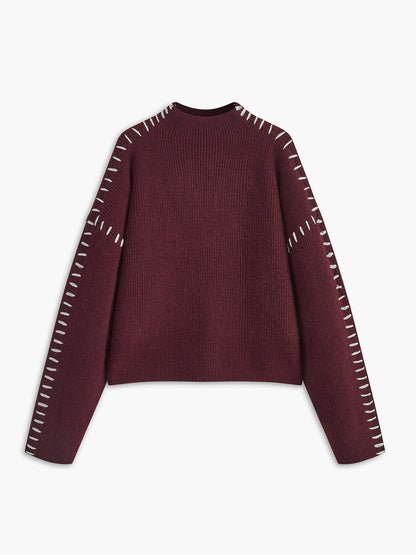 Theresa – Lockere, sitzende Rollkragenpullover