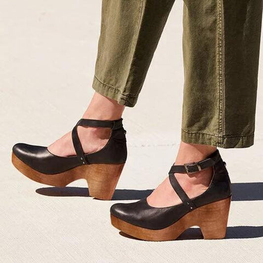 Isabelle – Mary Jane Schuhe mit Blockabsatz