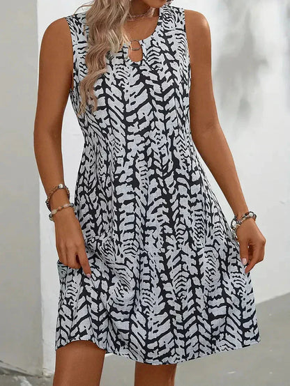 Tabea – Bedrucktes Sommer-Minikleid