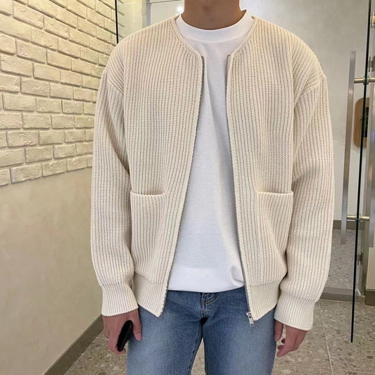 Ronan – Herren-Strickjacke im Strickdesign