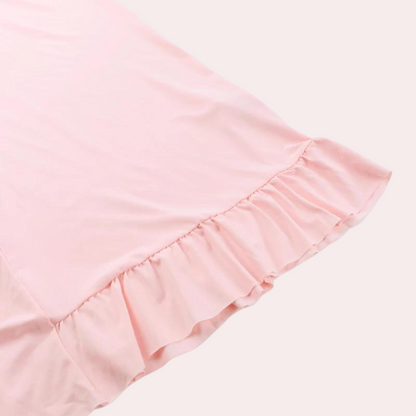 Elisheva - Schickes Maxikleid mit V-Ausschnitt, Asymmetrisch