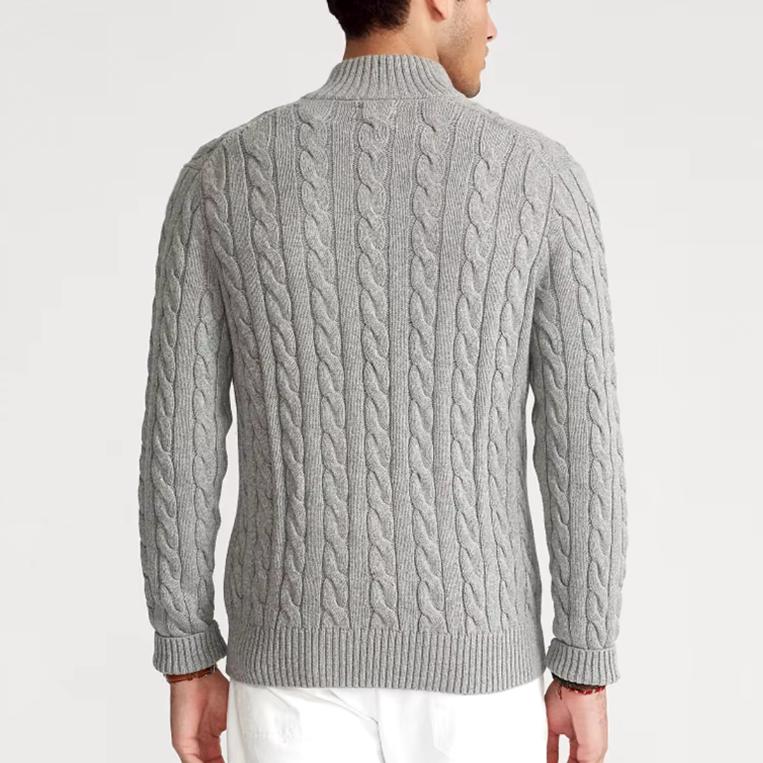 Adrien - Pullover mit halbseitigem Reißverschluss