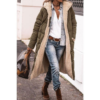 Ariadna - Lange wendbare Damenwinterjacke