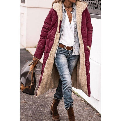 Ariadna - Lange wendbare Damenwinterjacke