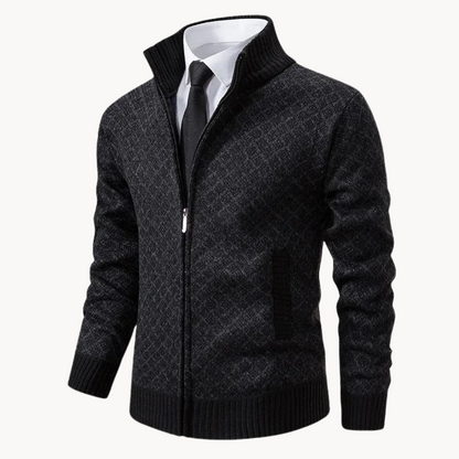 Julien – Rollkragen Jacquard Strick
