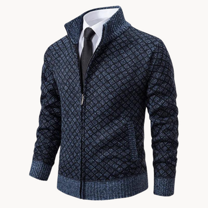 Julien – Rollkragen Jacquard Strick