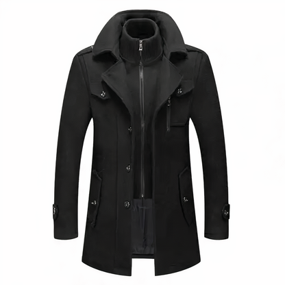 Grayson – Zweifachkragen Trend Herrenjacke