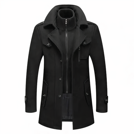 Grayson – Zweifachkragen Trend Herrenjacke