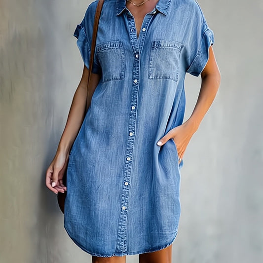 Daphné – Stylisches Jeanskleid