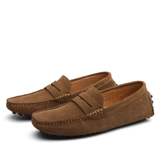 Jarl - Italienische Herren-Wildleder-Loafer