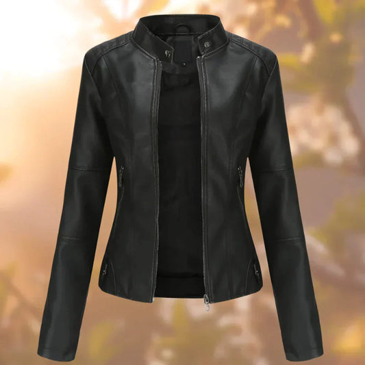 Hallec – Damen Lederjacke