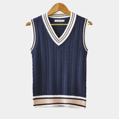 Édouard – Ärmelloser Pullover in Alt-Silber