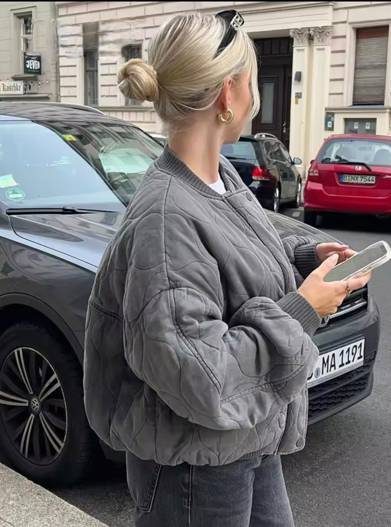 Sofia – Gepolsterte Bomberjacke