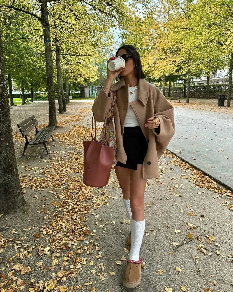 Jessy – Beige Damenjacke für den Übergang