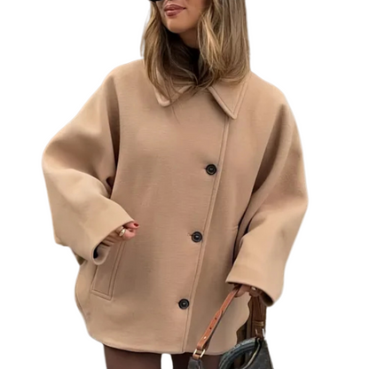 Jessy – Beige Damenjacke für den Übergang