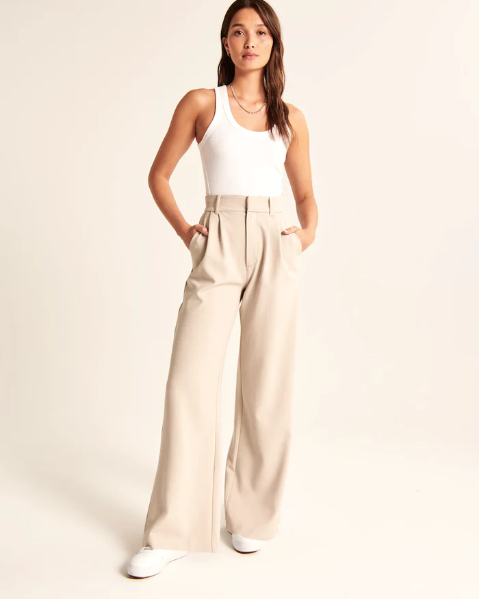 Amelia - Zeitgemäße Hose mit weitem Bein