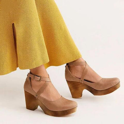 Isabelle – Mary Jane Schuhe mit Blockabsatz