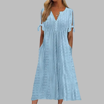 Alice - Elegantes Sommer-Boho-Midikleid